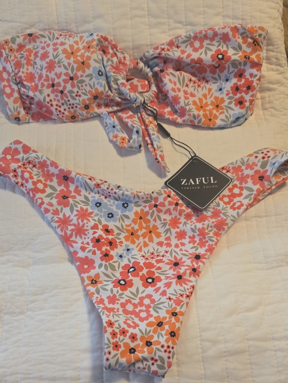 Zaful Bandeau Swimsuit